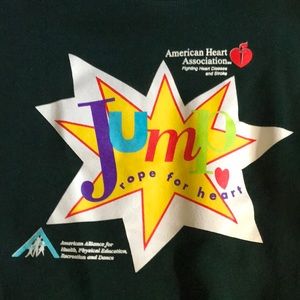 VINTAGE Jump Rope for Heart Sweatshirt
